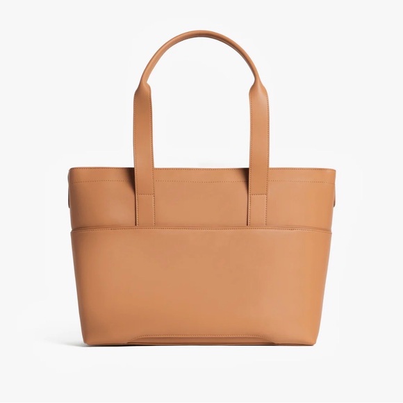 NWOT Monos Metro Tote, Saddle Tan - Picture 2 of 12
